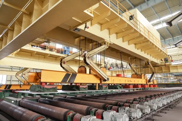 Мостовой металлургический кран для перемещения слябов (пратцен-кран) Henan Mine (Китай)