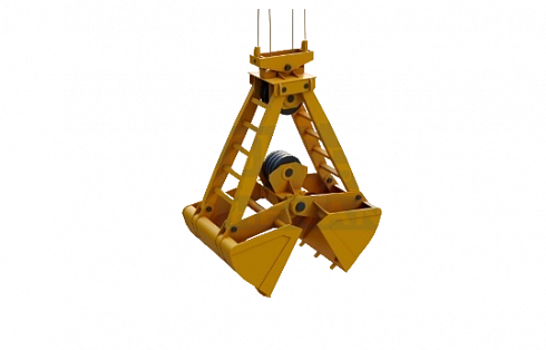 Козловой двухбалочный грейферный кран Henan Mine (Китай)