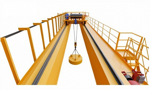 Мостовой магнитный кран Henan Mine (Китай)