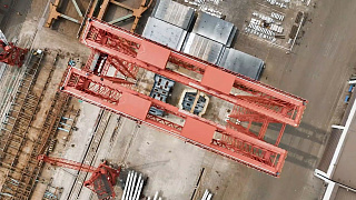 15. Контейнерный кран производства HENAN MINE