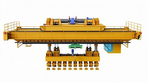 Мостовой кран для штабелирования анодных угольных блоков Henan Mine (Китай)
